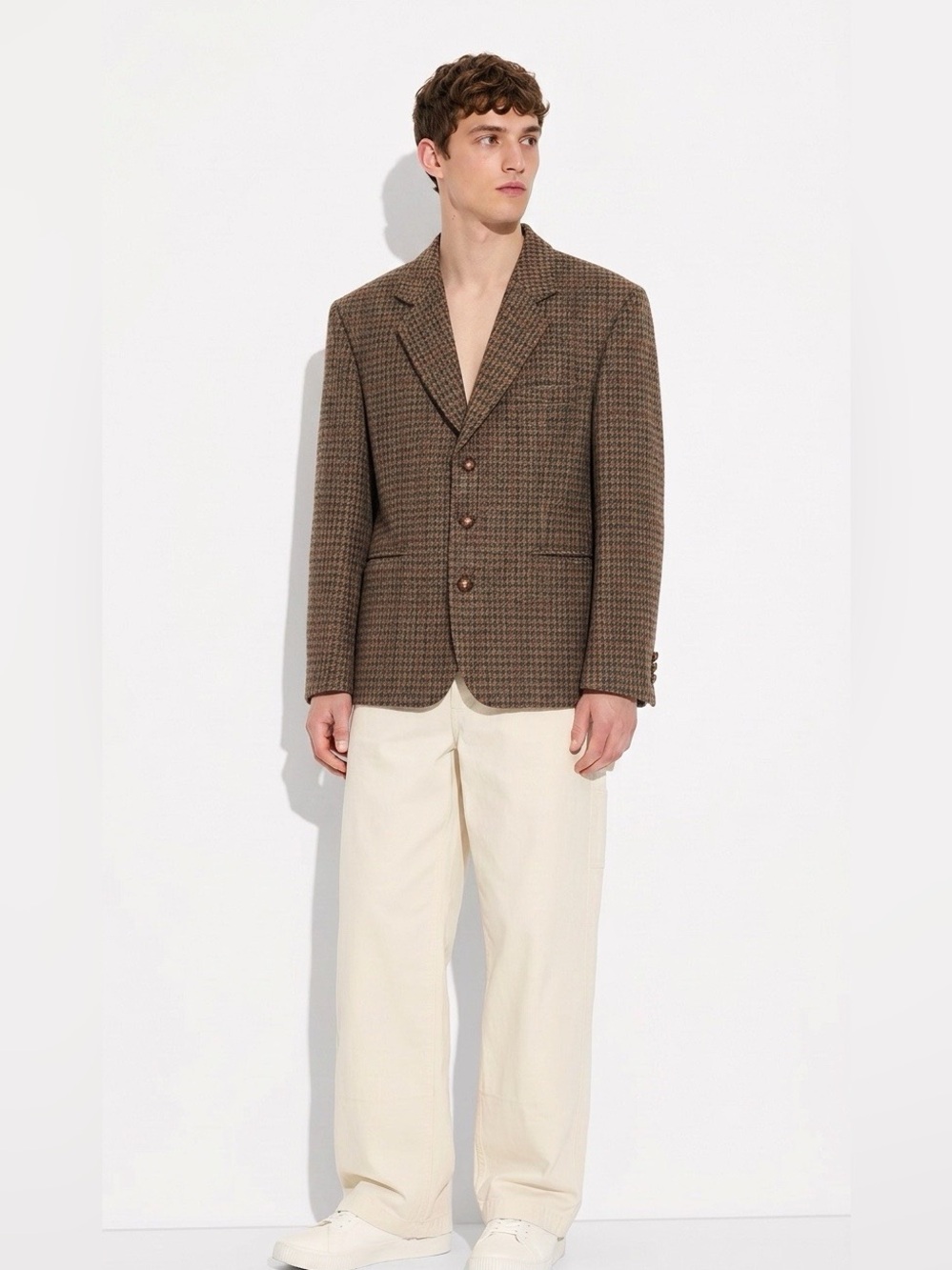 Protocol Wool Coat Brown